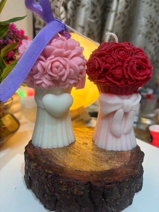 Rose Bouquet Candle