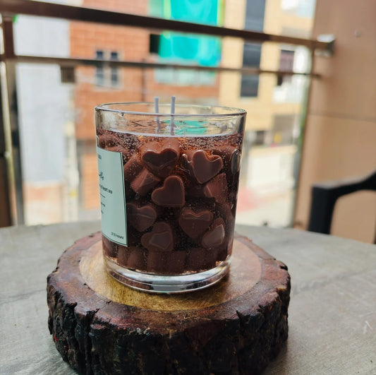 Heart Jar Candle